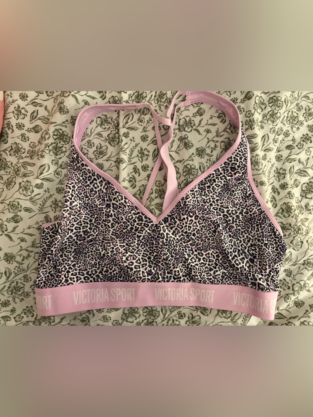 Victoria’s Secret cheetah print sports bra
